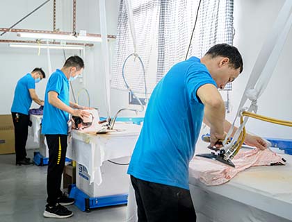 Ironing process
