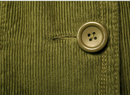 corduroy jacket and button