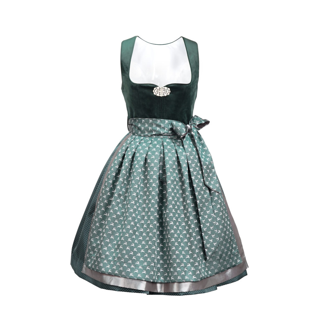 a green exquisite dirndl dress